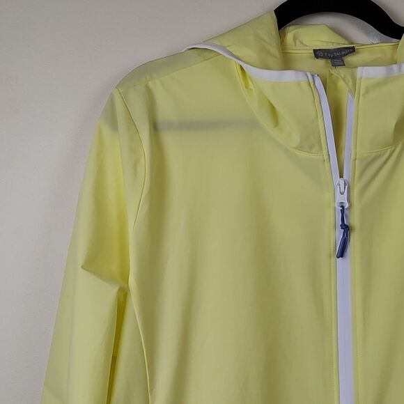 Talbot's T by Talbot's Lightweight Yellow Chiffon Water Resistant Jacket NWT - Picture 5 of 13